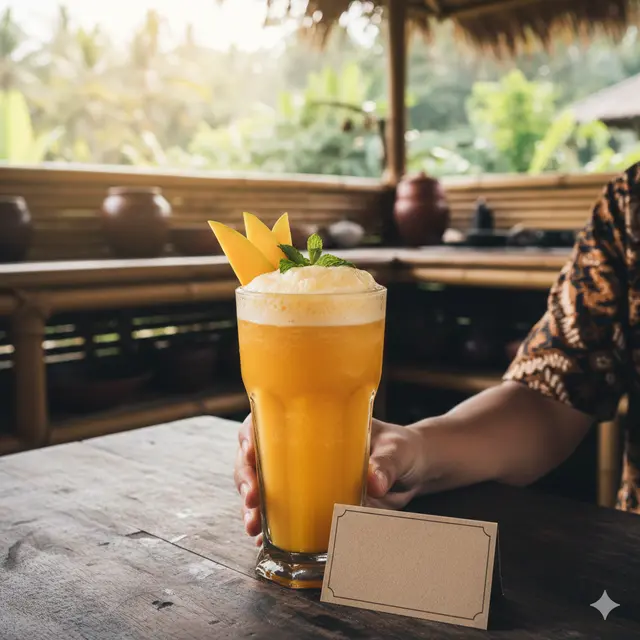Cara membuat jus (Foto: Gemini AI)