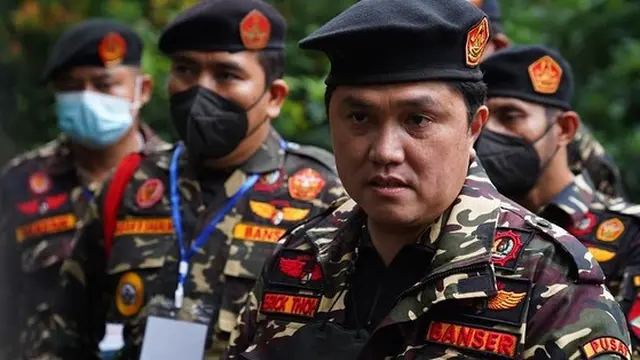 Jalani Diklatsar, Ini 6 Momen Erick Thohir Jadi Anggota Kehormatan Banser