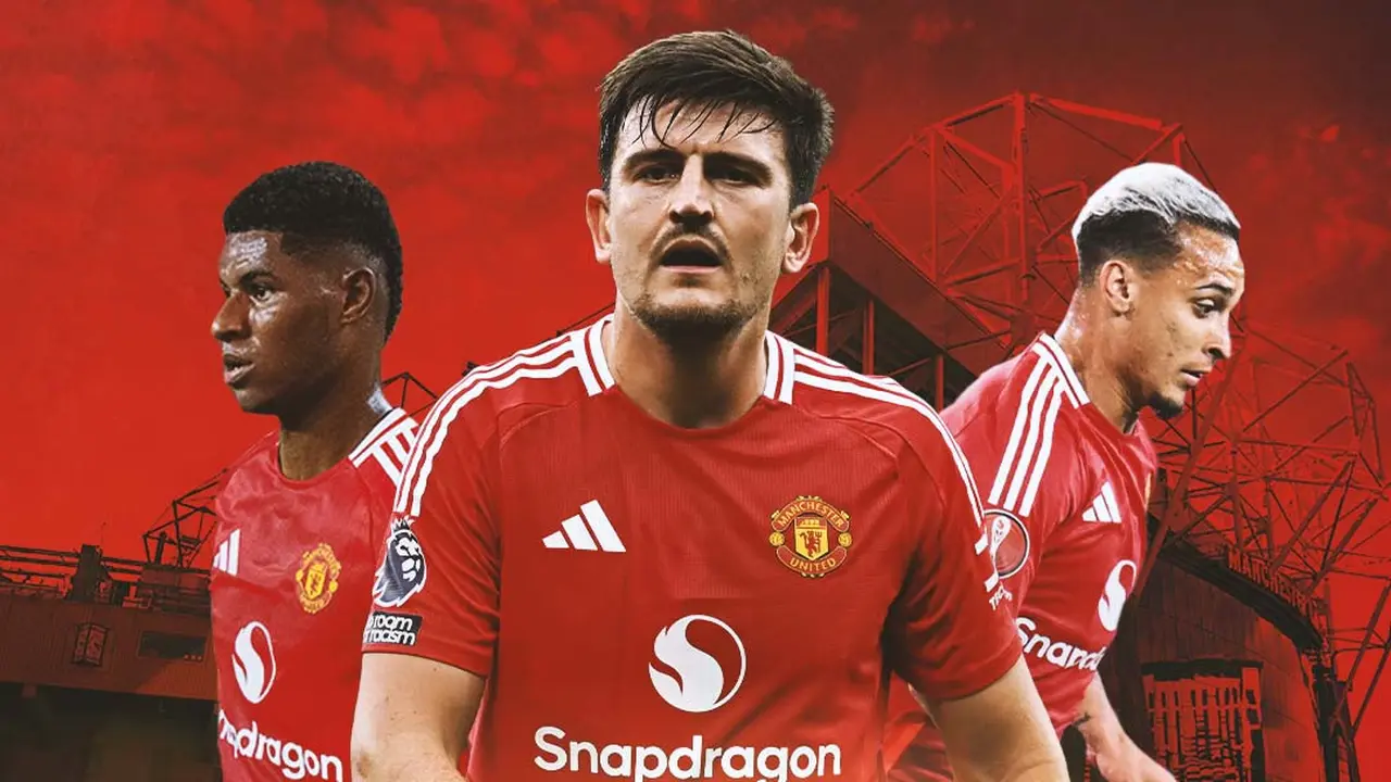 Manchester United - Marcus Rashford, Harry Maguire, Antony