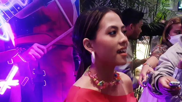 Adhisty Zara saat Hadiri Press Conference Film Virgo and The Sparklings