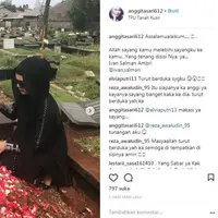 Anggita Sari berduka atas meninggalnya calon suami, Ivan Salman (Instagram/@anggitasari612)