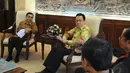 Pertemuan tersebut untuk memperkenalkan pengurus Bamag Nasional yang baru dan program kerja dalam rangka pembinaan kerukunan umat beragama, Jakarta, Senin (22/12/2014).(Liputan6.com/Andrian M Tunay)