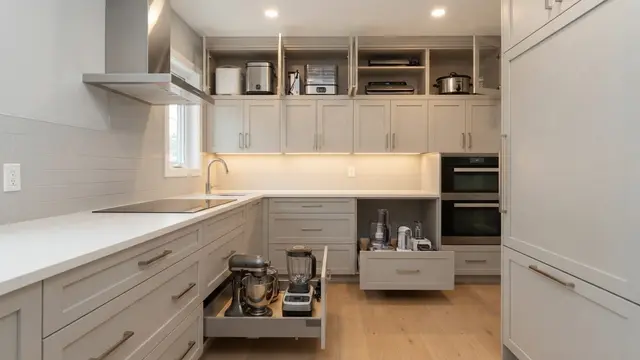 Inspirasi Desain Dapur 3x2 untuk Banyak Peralatan Elektronik