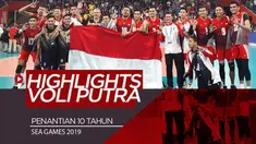 Berita video highlights voli putra Indonesia vs Filipina pada SEA Games 2019.