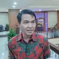 Vice President (VP) Corporate Secretary PT Jakarta Propertindo (Jakpro) Syachrial Syarif membeberkan alasan belum diperbolehkannya warga Kampung Bayam, Jakarta Utara (Jakut) yang terdampak gusuran Jakarta International Stadium (JIS) menghuni hunian Kampung Susun Bayam (KSB). (Liputan6.com/Winda Nelfira)