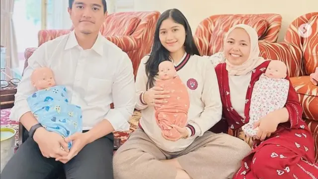 Kini Jadi Orangtua, Kaesang Pangarep dan Erina Gudono Sempat Ikut Kelas Newborn Care.