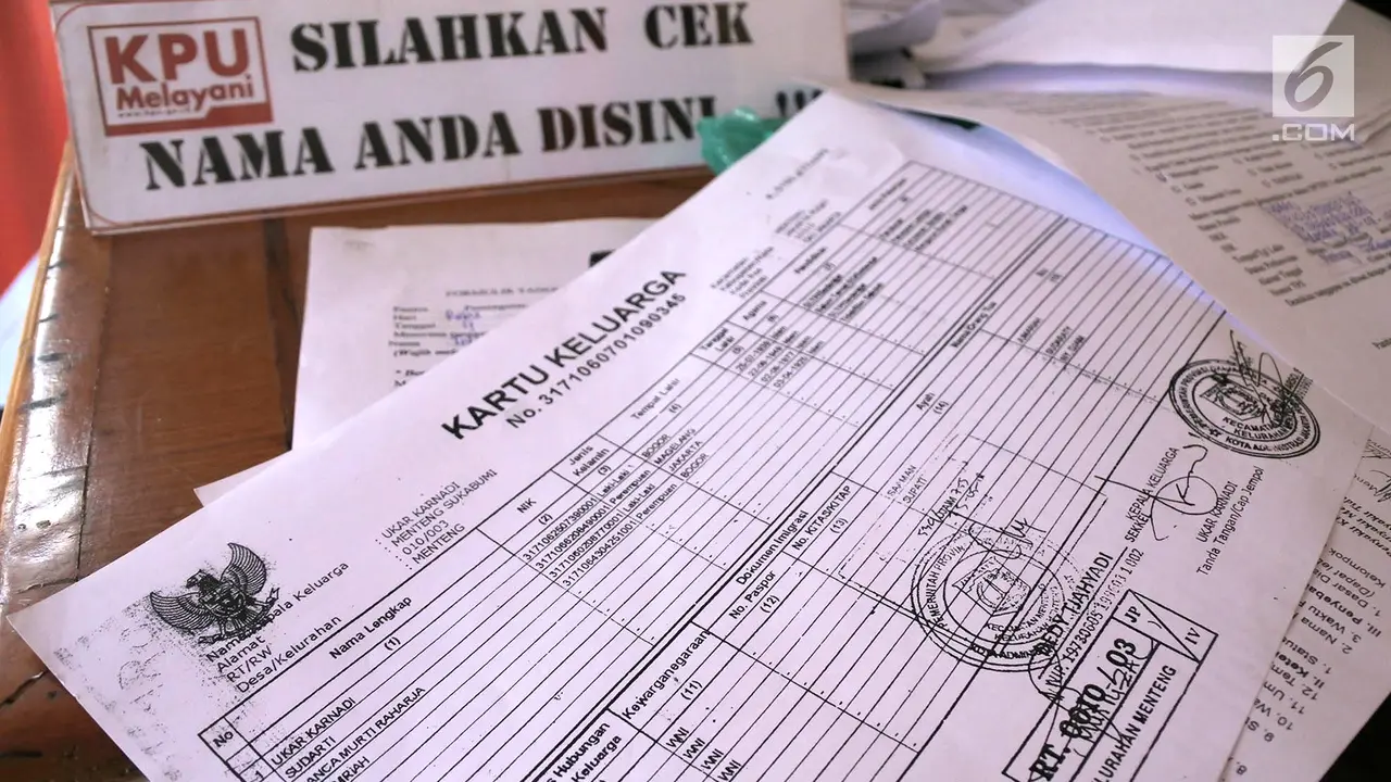Jelang Pemilu 2019, KPU Gelar Pengecekan DPT Serentak