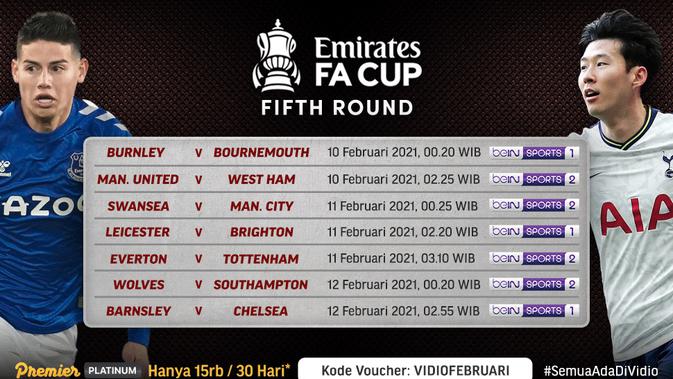 Jadwal Live Streaming 16 Besar Piala Fa Di Vidio Manchester United Vs West Ham Man City Dan Chelsea Hadapi Tim Gurem Inggris Bola Com