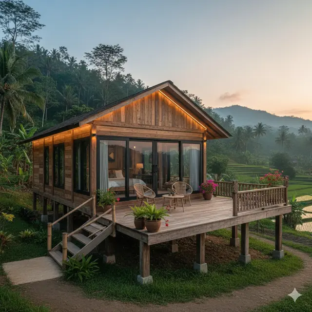 7 Hunian Sederhana Bergaya Rustic, Inspirasi dari Pedesaan Indonesia