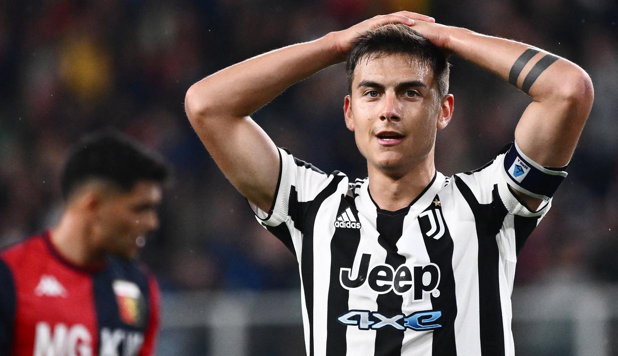 <p>Juventus mampu unggul lebih dulu lewat gol yang dicetak oleh Paulo Dybala. (AFP/Marco Bertorello)</p>