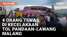 4 Orang Tewas dalam Kecelakaan Bus Wisata dan Truk Tronton di Tol Pandaan-Lawang Malang