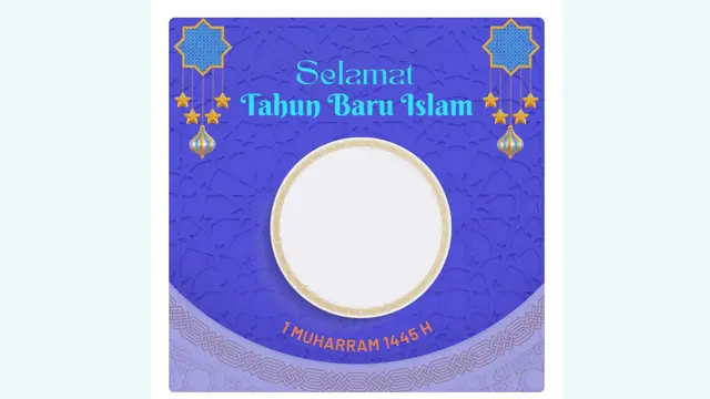 Link Twibbon 1 Muharram 1445 H yang bisa kamu buat dan bagikan di seluruh sosial media yang kamu punya.