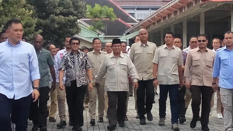 Capres Prabowo bertemu Sultan HB X di Kantor Gubernur Kepatihan DIY