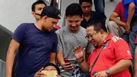 Pemain Madura United, Syahrian Abimanyu (tengah). (Bola.com/Aditya Wany)