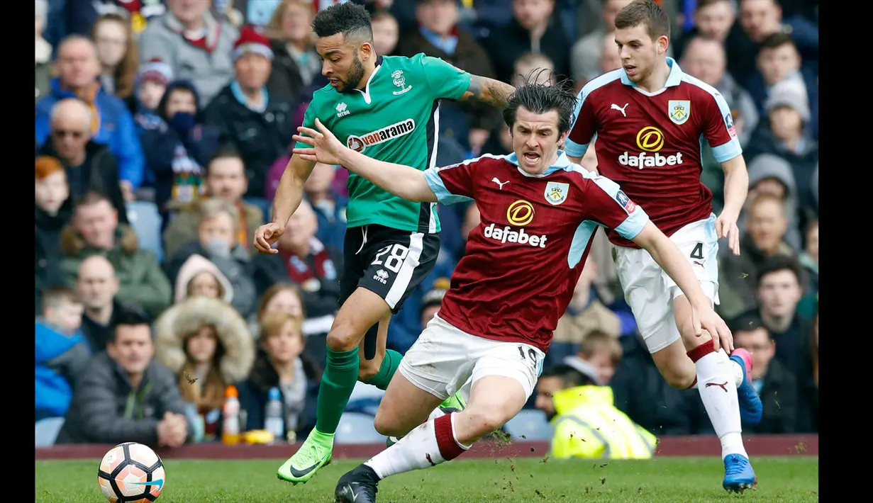 Lincoln City  FC sendiri merupakan tim asal National League, yang berada pada  kasta kelima sepakbola Inggris.  (Martin Rickett/PA via AP)