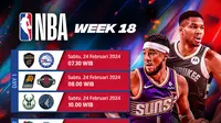 NBA 2023/2024 Week 18 di Vidio (Sumber: dok. vidio.com)