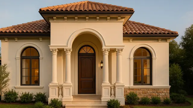 Model Rumah Type 36 Gaya Mediterania 1 Lantai