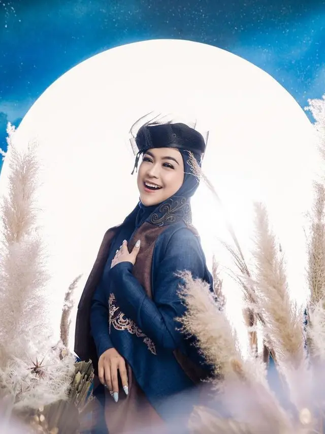 5 Pemotretan Ria Ricis dengan Tema Lovely Moonlight Ini Mukanya Bikin Pangling