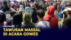 Acara Gowes diwarnai Tawuran Massal, Warga Ketakutan