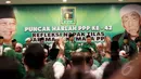 Malam peringatan Hari Lahir PPP ke-42 oleh kubu Djan Faridz itu mengusung tema besar yakni 'Ayo Kembali Ke Rumah Besar Umat Islam', Jakarta, Senin (5/1/2015). (Liputan6.com/Faizal Fanani)