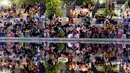 Kelima taman kota tersebut, diantaranya Taman Menteng dan Taman Lapangan Banteng di Jakarta Pusat, serta Taman Langsat, Taman Ayodya, dan Taman Literasi Martha Tiahahu di Jakarta Selatan. (Liputan6.com/Herman Zakharia)