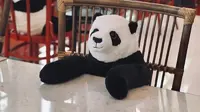 Sebuah restoran di Thailand sengaja meletakan boneka panda untuk mematuhi jaga jarak (Dok.Instagram/@maison.saigon/https://www.instagram.com/p/B_65ByqgEIm/Komarudin)