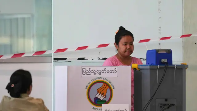 Di Tengah Perang Saudara, Junta Myanmar Gelar Pemilu
