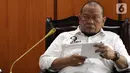 Ketua DPD RI, La Nyalla Mattalitti saat audiensi dengan jajaran SCM Grup di Nusantara III, Kompleks Parlemen, Senayan, Jakarta, Selasa (29/10/2019). Audiensi tersebut membahas kerjasama antara SCM dan DPD RI. (Liputan6.com/Johan Tallo)