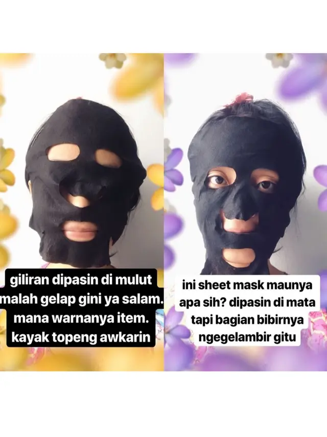 5 Potret Orang Salah Beli Sheet Mask, saat Dipakai Bikin Geleng Kepala