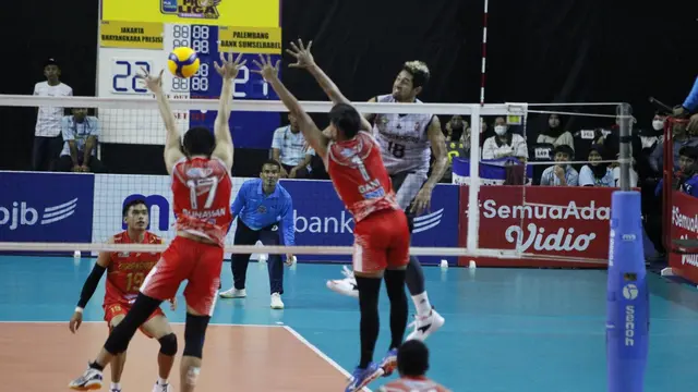 Garrett Thomas Muagututia - Jakarta Bhayangkara Presisi - PLN Mobile Proliga 2023 - Proliga 2023