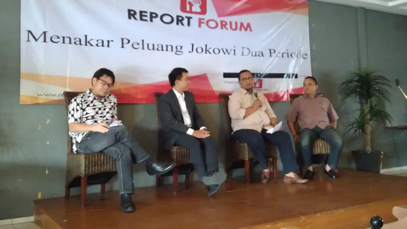 Diskusi Menakar Peluang Jokowi Dua Putaran