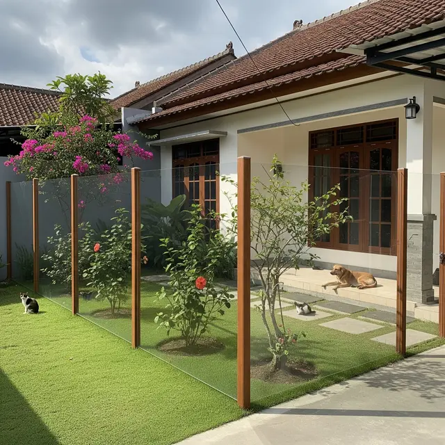9 Model Pagar Sederhana yang Aman untuk Kucing dan Anjing, Estetik