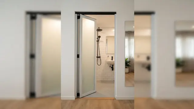 Model Pintu Kamar Mandi untuk Ruangan Berukuran Kecil