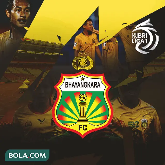Liga 1 - Ilustrasi Logo Bhayangkara FC BRI Liga 1