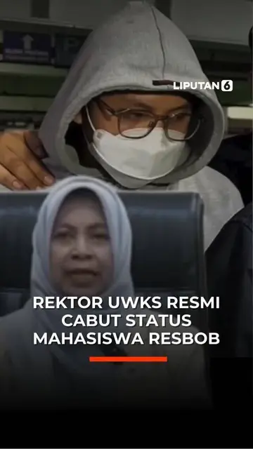 Rektor UWKS Resmi Cabut Status Mahasiswa Resbob
