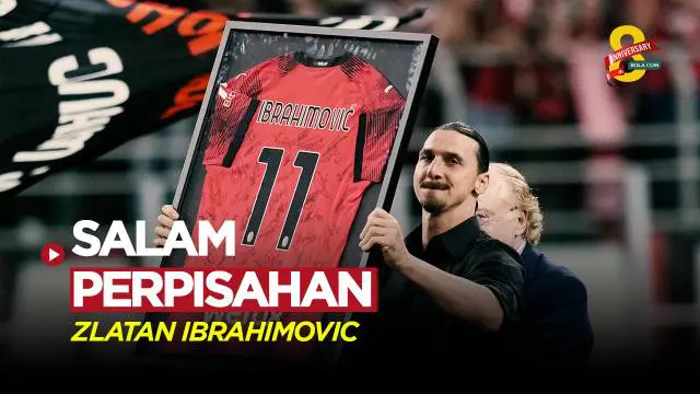 Berita Video, Zlatan Ibrahimovic ucapkan salam perpisahan kepada AC Milan pada Senin (5/6/2023)