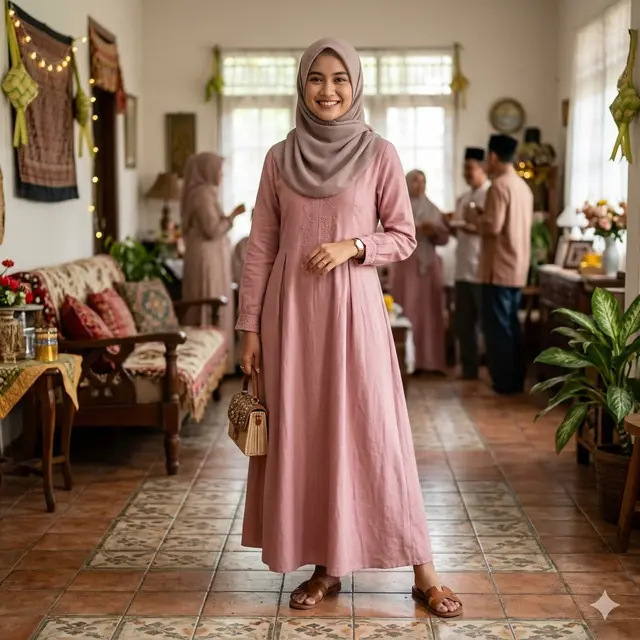 Model Dress Casual untuk Silaturahmi Santai Saat Lebaran