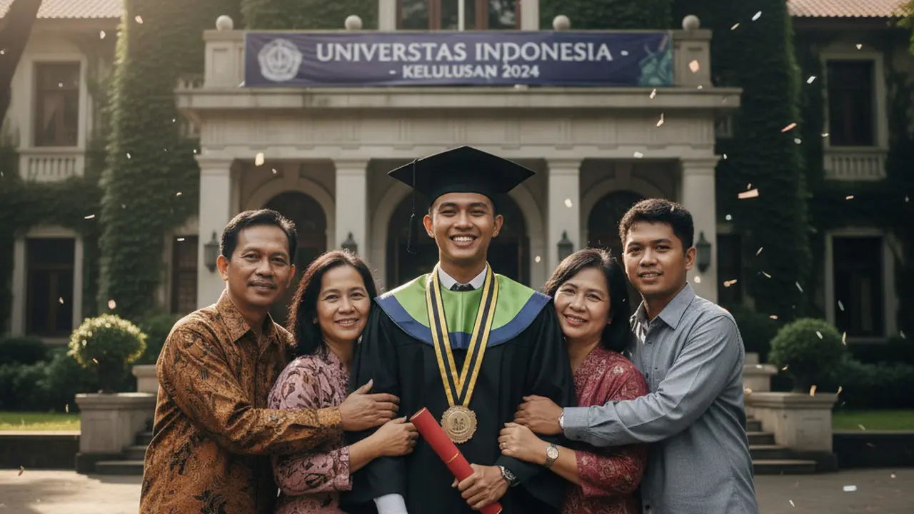 Prompt Gemini AI Edit Foto Wisuda Bareng Keluarga