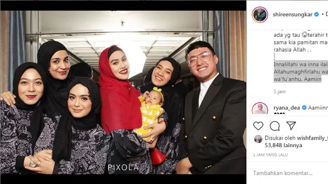Shireen Sungkar berduka atas meninggalnya designer Barli Asmara