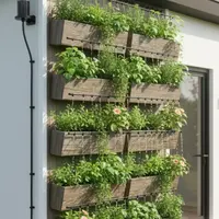 Konsep Kebun Mini di Rumah Menggunakan Sistem Irigasi Tetes Modular/ Ilustrasi Gemini AI