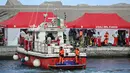 Sebanyak lima jenazah penumpang superyacht Bayesian ditemukan pada Rabu, diduga termasuk konglomerat Inggris Mike Lynch dan putrinya, Hannah. (Alberto PIZZOLI / AFP)