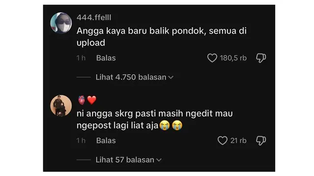 6 Komentar Kocak Netizen di Postingan Angga Bikin Ngakak, Masih Terus Berlanjut