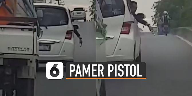 VIDEO: Viral Pria Pamer Pistol Sembarangan, Pelaku Diamankan