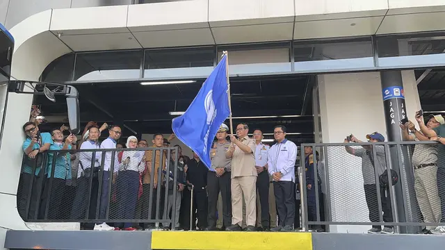 Halte TransJakarta Senen yang Rusak saat Demo Diberi Nama 'Jaga Jakarta'