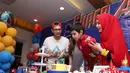 Tahun ini, Risty kebagian merayakan ulang tahun di Jakarta. Sesudah itu gantian Rifky Balweel mengajak anaknya merayakannya kembali di Hongkong. (Andy Masela/Bintang.com)
