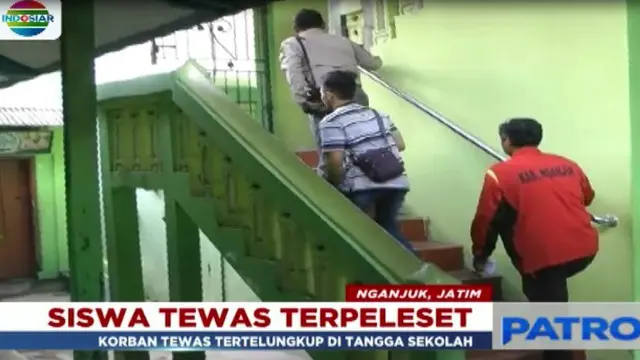 Datang Telat, Siswa SMP di Kertosono Tewas Terjatuh dari Tangga