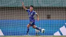Pemain timnas Jepang U-17, Rento Takaoka melakukan selebrasi setelah mencetak gol ke gawang Senegal dalam pertandingan Grup D Piala Dunia U-17 di Stadion Si Jalak Harupat, Bandung, Jawa Barat, Jumat 17 November 2023. (Doc. LOC WCU17/SBN)