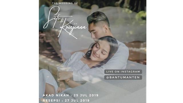 Resmi Jadi Suami Istri, Ini Fakta-fakta Pernikahan Siti Badriah dan Krisjiana