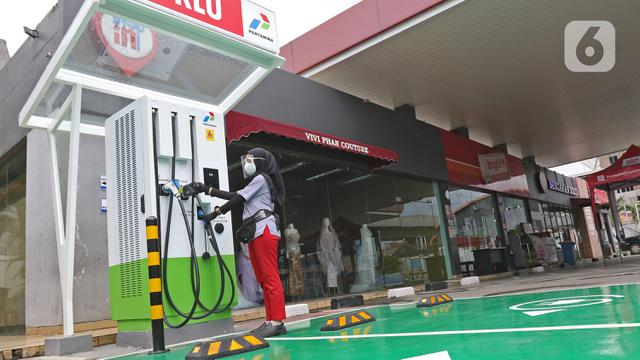 Pertamina Siapkan Stasiun Pengisian Kendaraan Listrik Umum