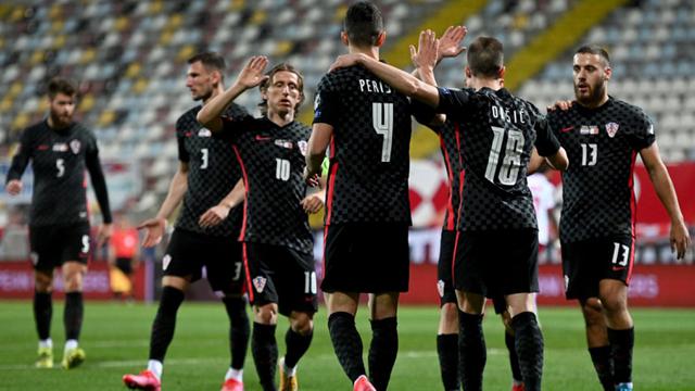 FOTO: Kroasia Puncaki Grup H Kualifikasi Piala Dunia 2022 Usai Bekuk Malta